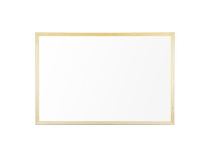 Whiteboard magnetic cu ramă din lemn 60 x 40 cm Bi-silque