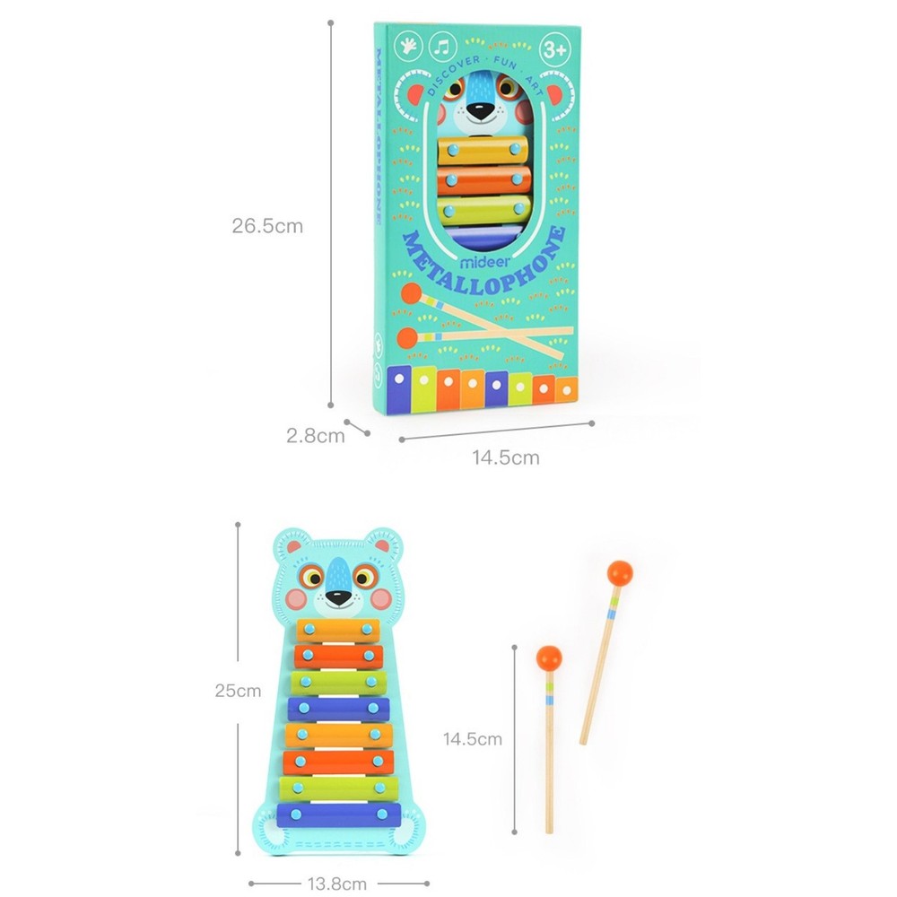 Xilofon din lemn, Jucărie Muzicală 10